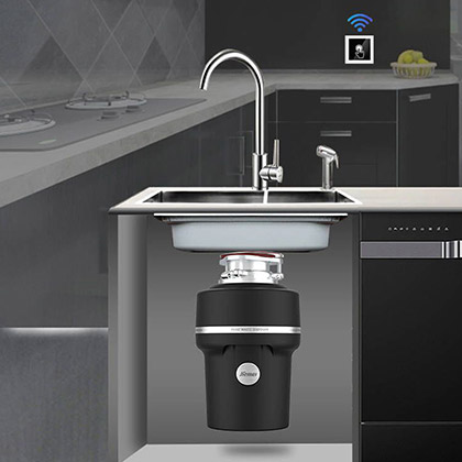 AC Motor 220v Wast Kitchen Disposal 4 Grade Grinding